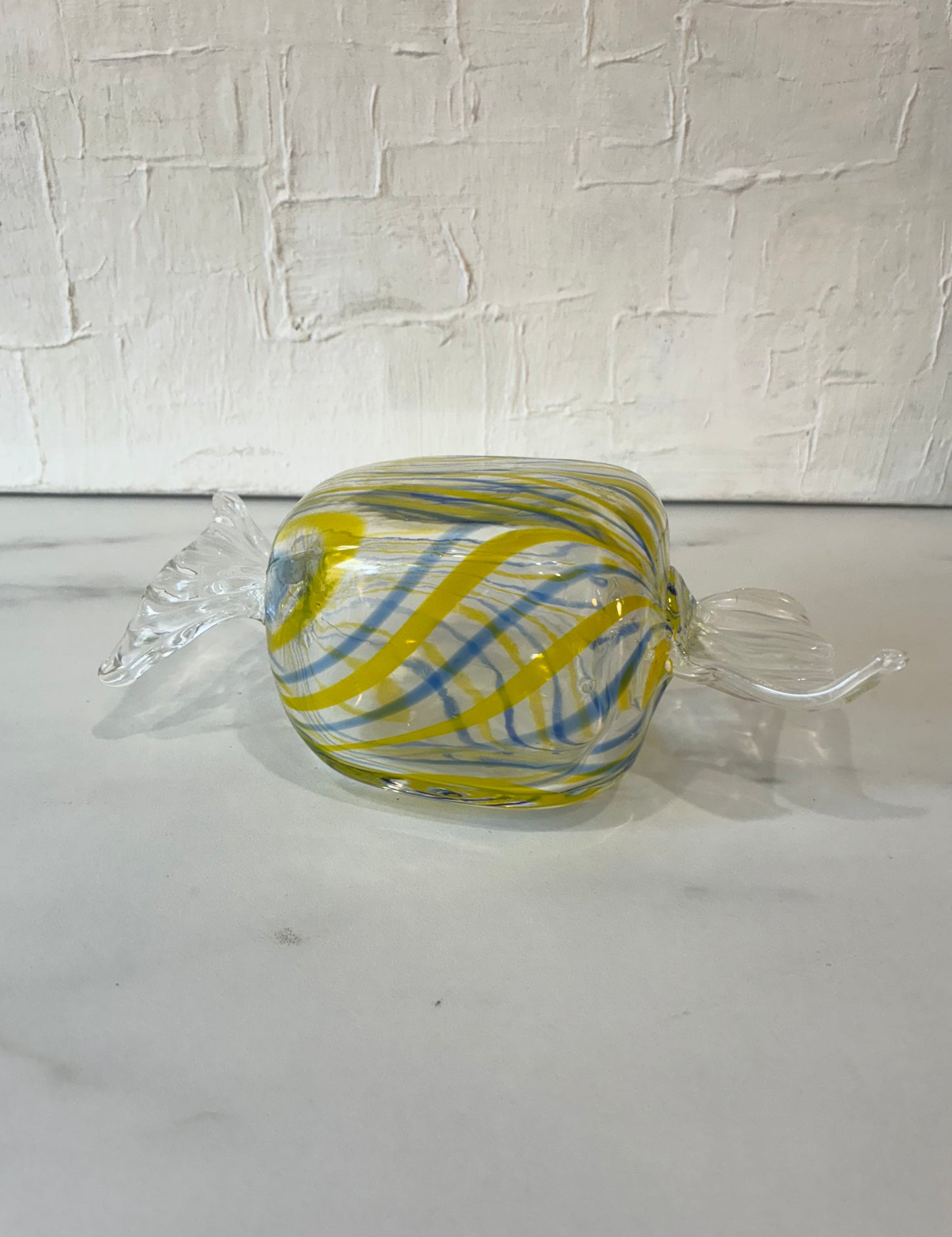 Sculpted Glass “Wrapped” Candy Figurine