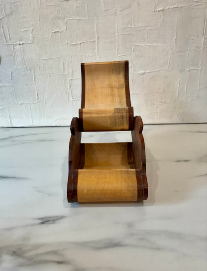 Light Handmade Wooden Bunny Keepsake Hidden Box