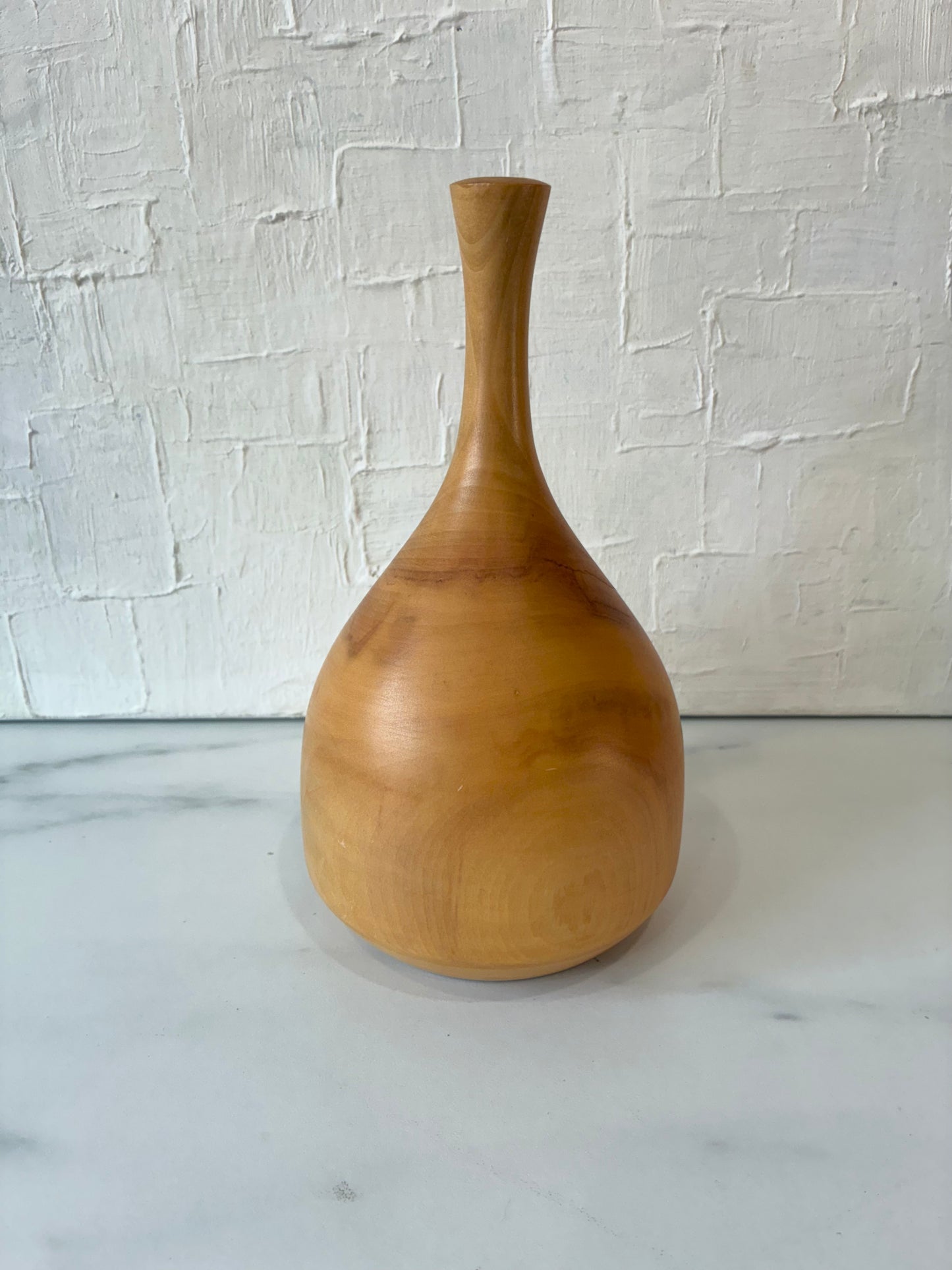 Spalted Aspen Skinny Neck Vase by Beth Arbuckle in 1986 #8