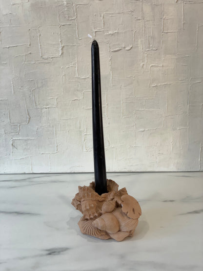 Rare 1992 United Design Corp Windcense Shell Boone Candle Holder