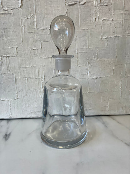 Vintage Glass “Whisky” Tear Drop Decanter