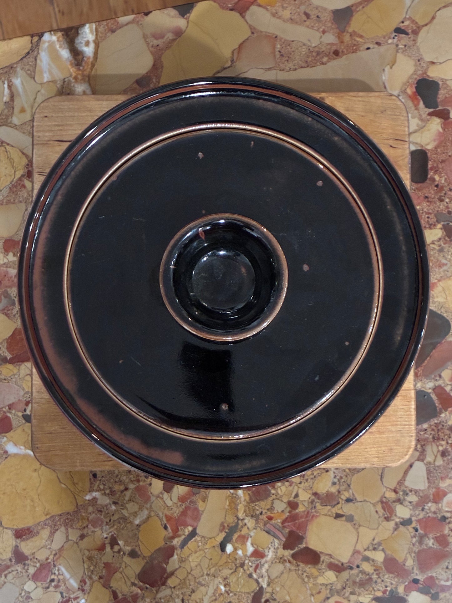 Vintage Brown DANSK Casserole Dinner Pot