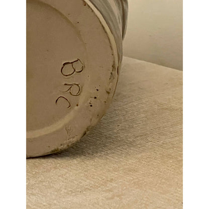 Sculpted Brown and Hints of Purple Textured Vase