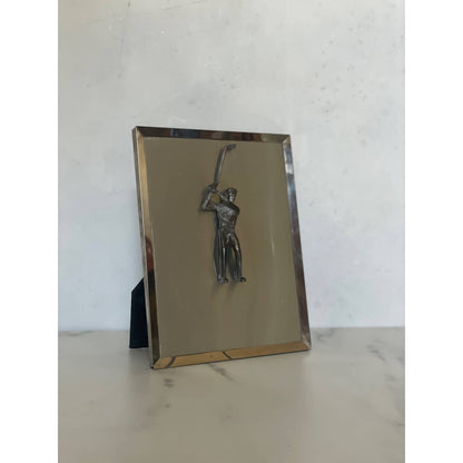 1975 Metal Golfer Art by Cathedral Arts