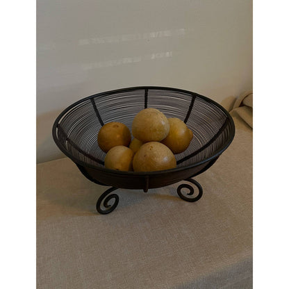 Metal Wired Fruit Bowl