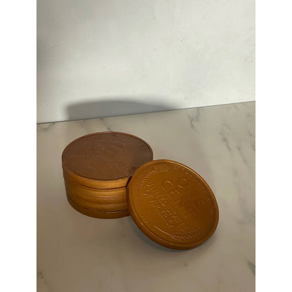 Six Jumbo Rubber 1909 Wheat Pennies