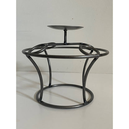 Welded Metal Candle Podium
