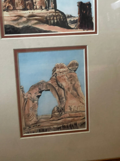 Five Southern Utah Sketches by Pam Erickson