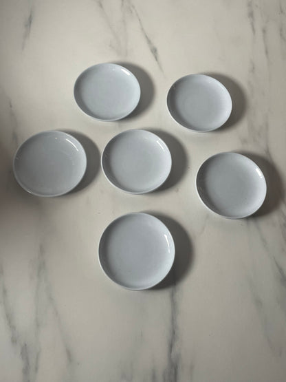 White Arabia Mini-Saucer Made in Finland sold as set of 5