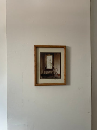 Framed Chair and Window Photo by Michael Stipele