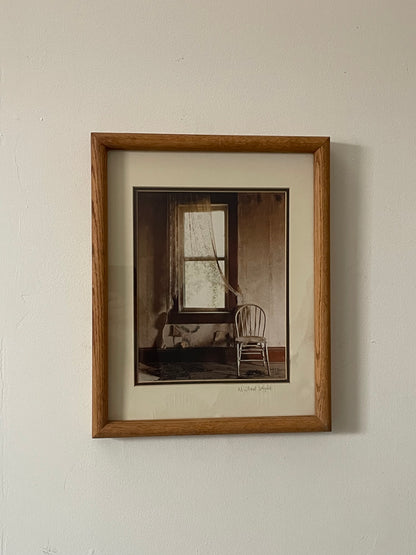 Framed Chair and Window Photo by Michael Stipele