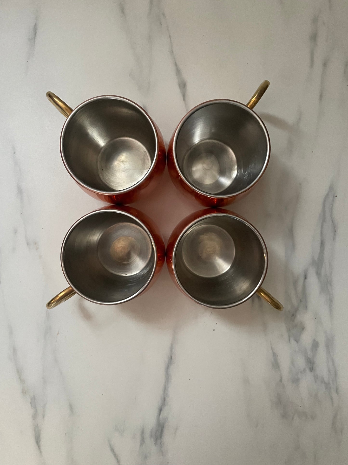 Godinger Copper Moscow Mule Mugs - Set 4