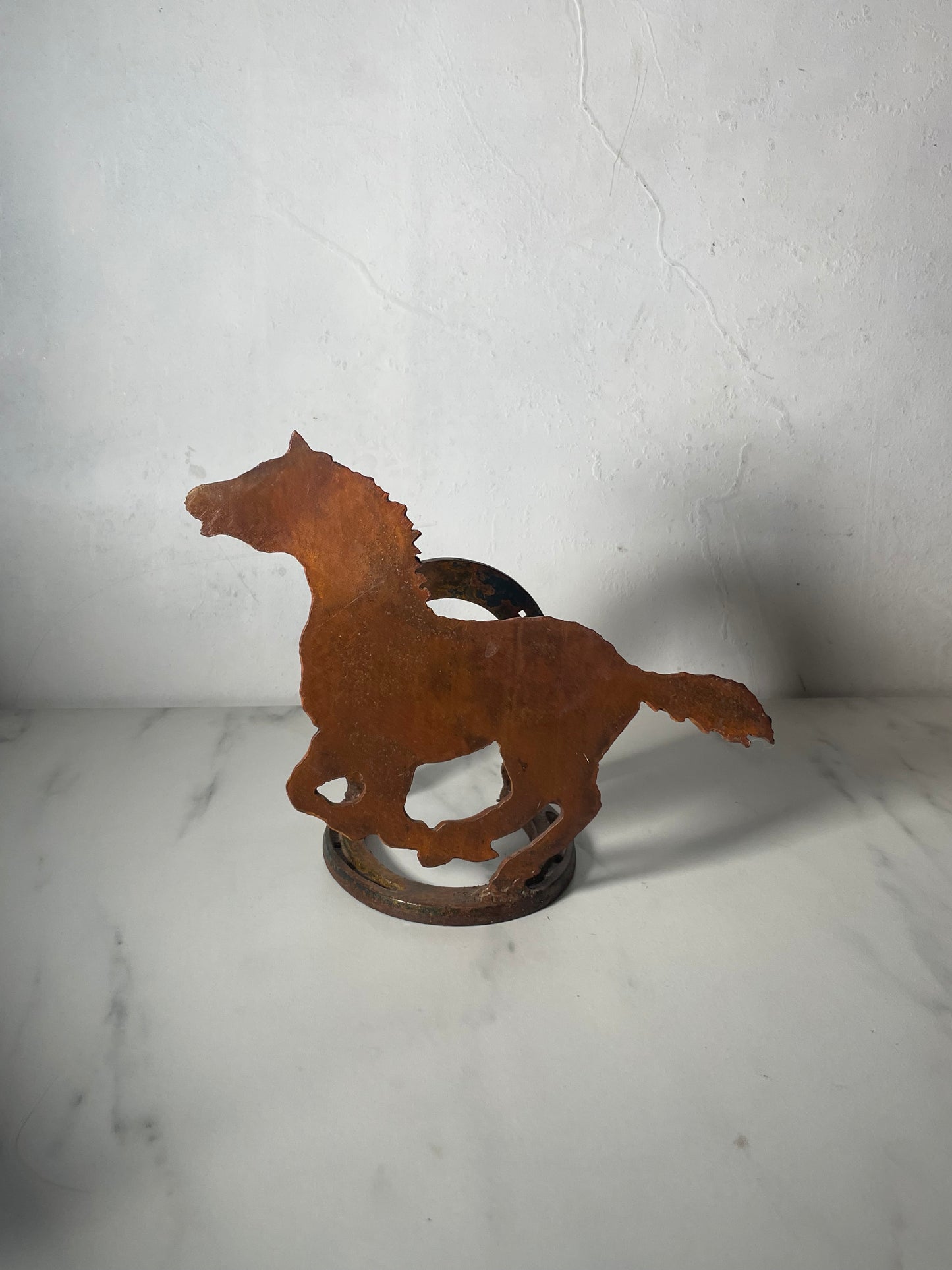 Iron Horse & Shoe Stand