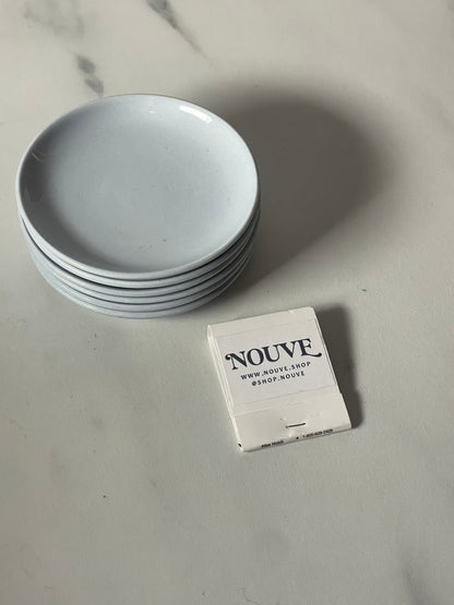 White Arabia Mini-Saucer Made in Finland sold as set of 5