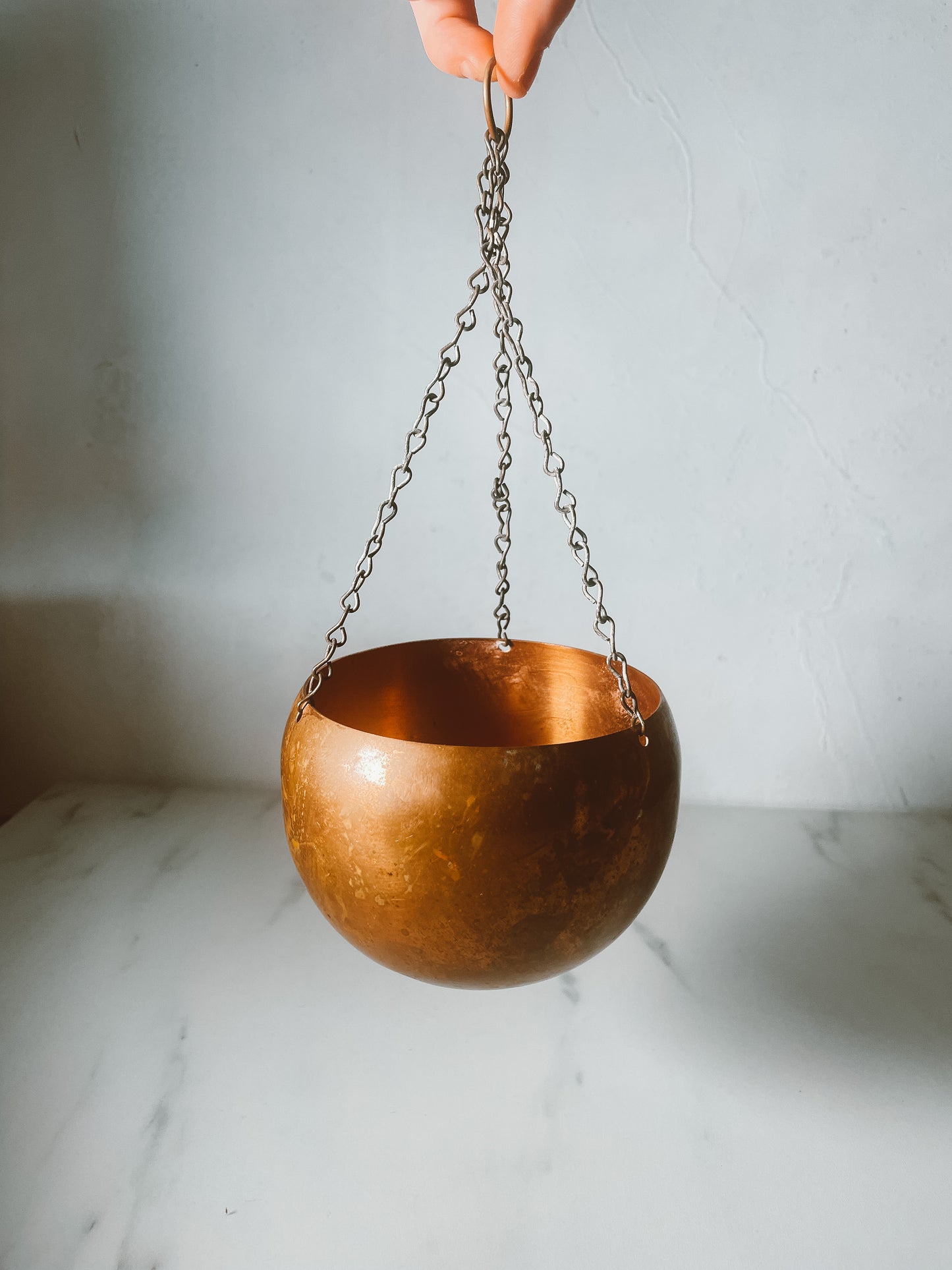 Hanging Copper Planter