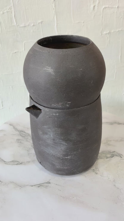 Studio Stamped Matte Organic Spout Pitcher