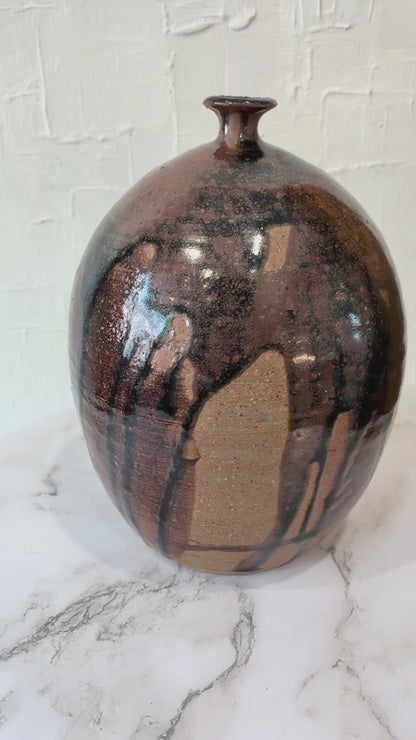 “Clare” Skinny Neck Drip Dip Vessel