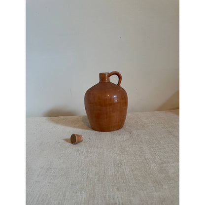 Handmade Rustic Jug with ceramic cork