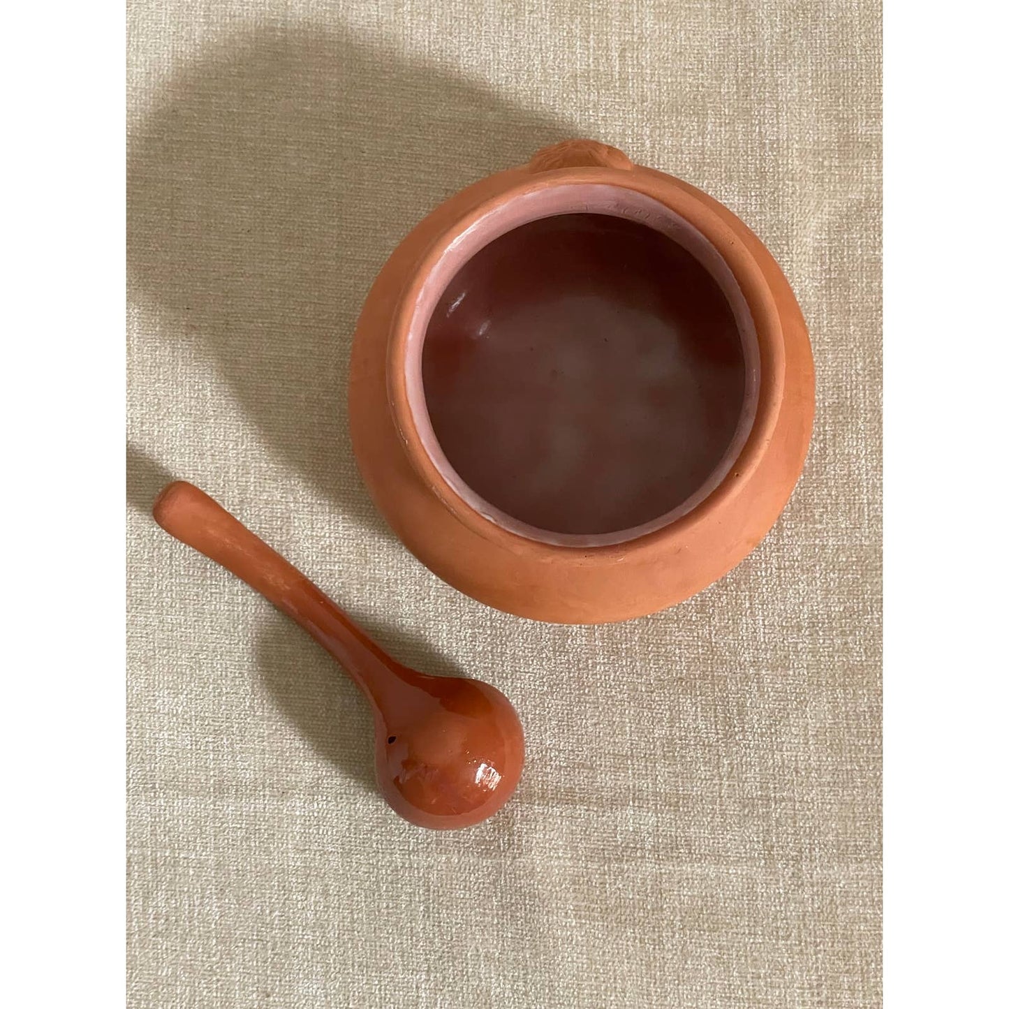 Terracotta Salsa Bowl and Spoon