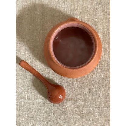 Terracotta Salsa Bowl and Spoon