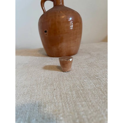 Handmade Rustic Jug with ceramic cork