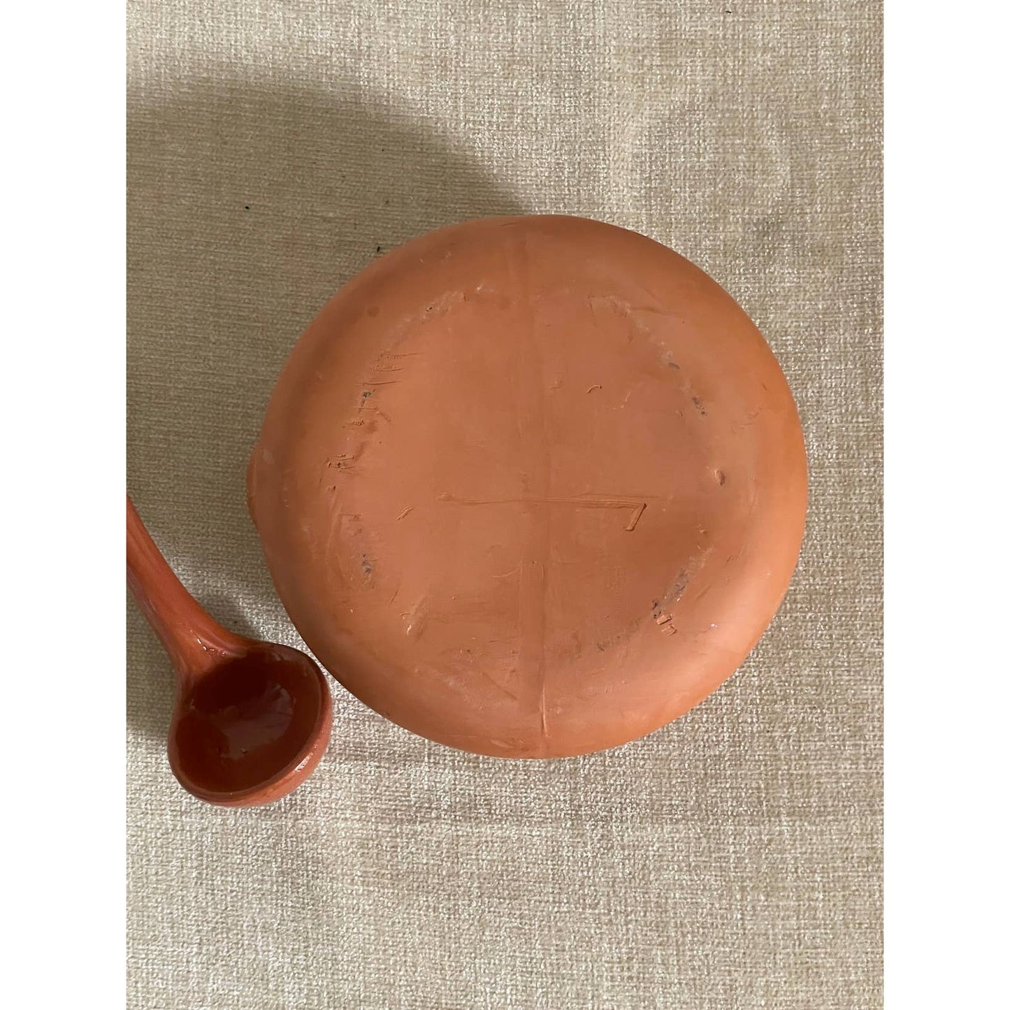 Terracotta Salsa Bowl and Spoon