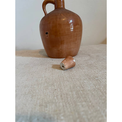 Handmade Rustic Jug with ceramic cork