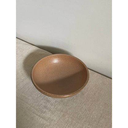 '06 Neutral Glazed Stoneware Fruit Bowl