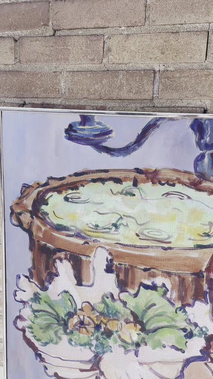1974 Lavish Maximalist Dinner Scene by Stogdill