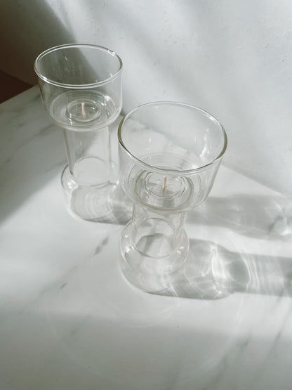 Vintage Pyrex Un-Candle Floating Candle Set by Corning