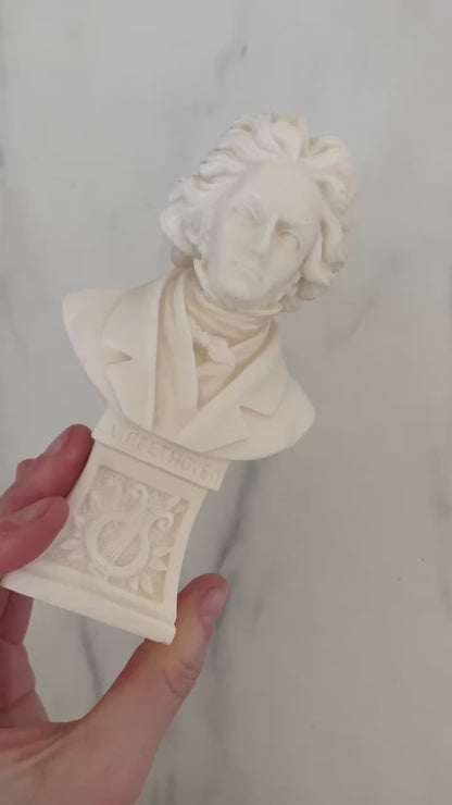 French Beethoven & Strauss Mini-Busts