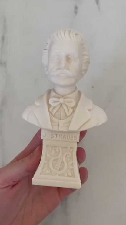 French Beethoven & Strauss Mini-Busts