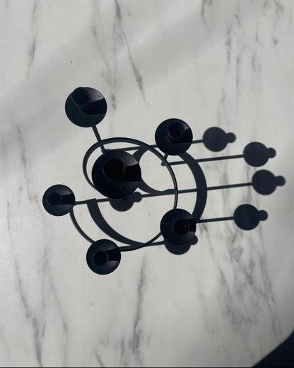 Swedish 1960s Modernist Spiral Candelabra by Bo Svensk