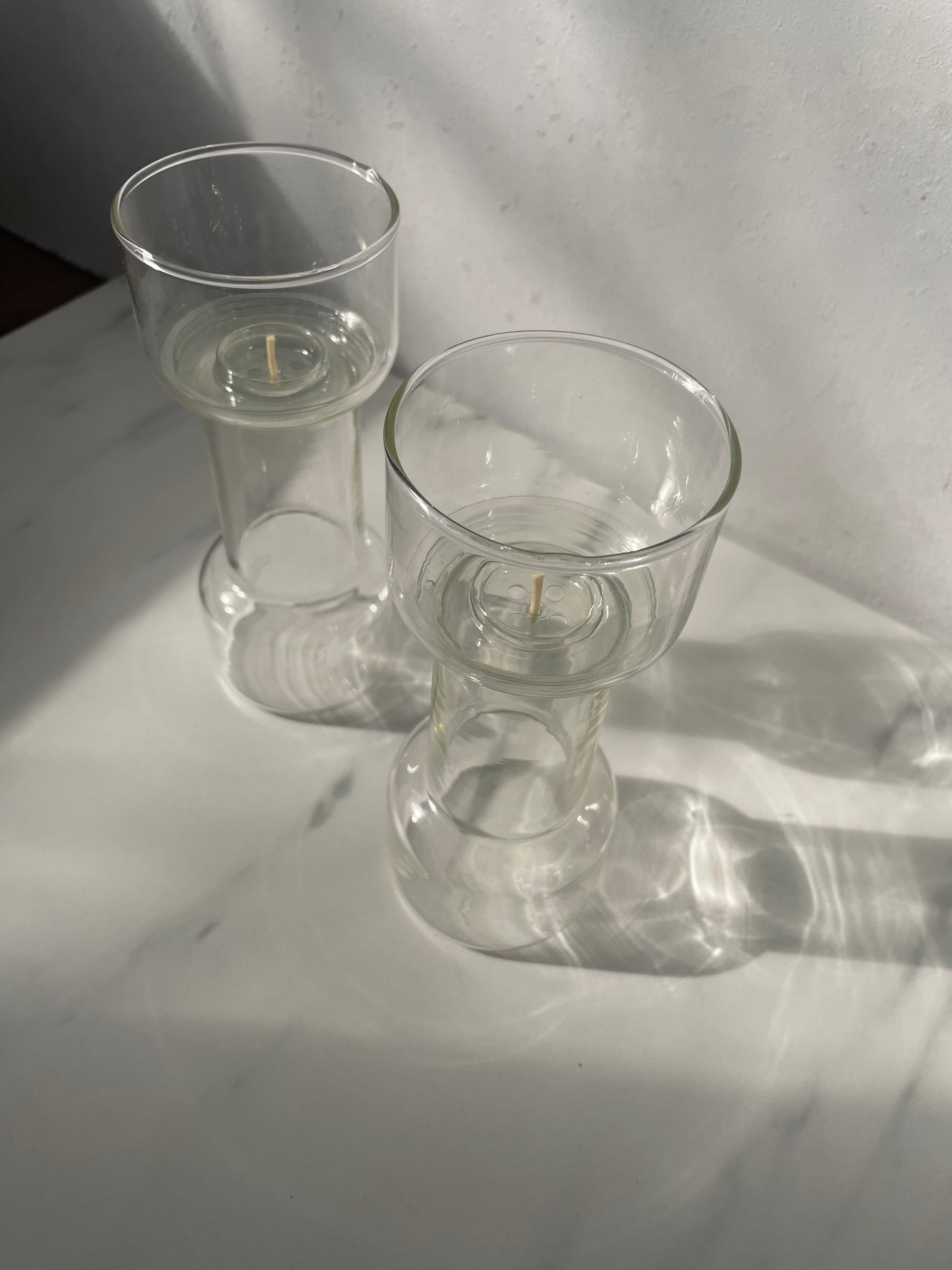 Vintage Pyrex Un-Candle Floating Candle Set by Corning