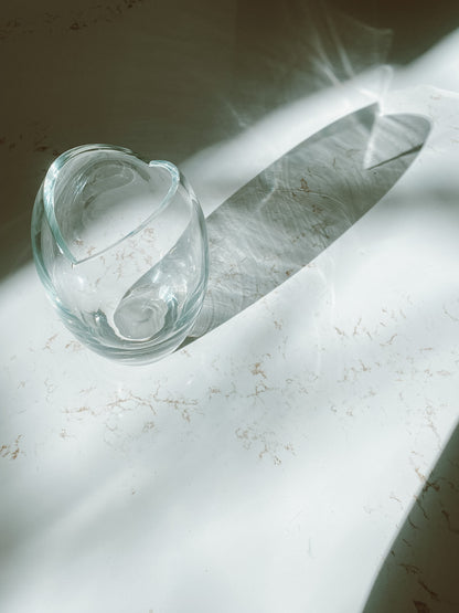 Polish Tarnow Tulip Glass-blown Vase