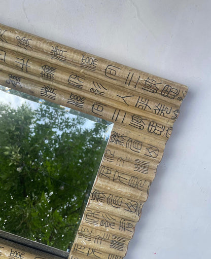 Calligraphy Papyrus Mirror