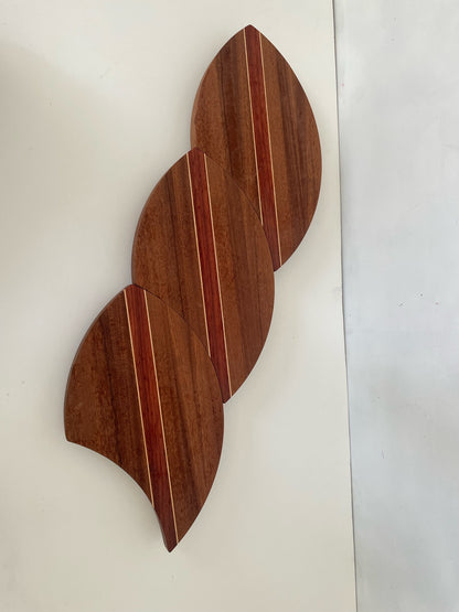 Wooden Serving Board Trio by David Levy