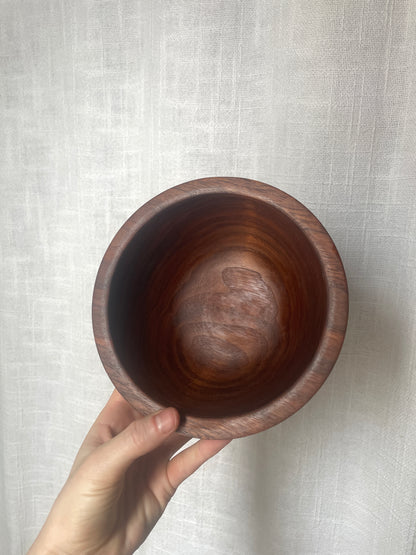 Cake Stand, Wood Bowl, Vase and Primitive Ceremonial Carved Wood Chalice