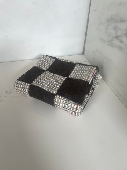 Cream & Brown Jumbo Wood Chess Set