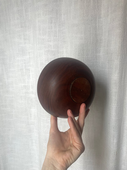 Cake Stand, Wood Bowl, Vase and Primitive Ceremonial Carved Wood Chalice