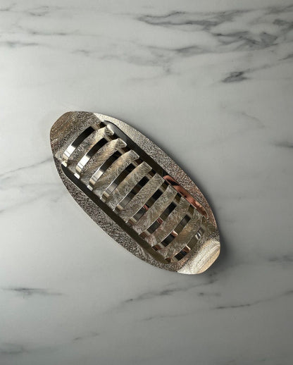 Vintage Silver Plated 8 Slice Toast Rack Book Display