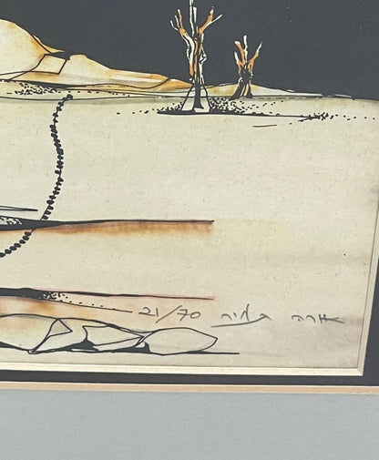 Mysterious Woman Mixed Media Original Signed Art