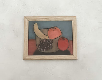Playful & Imperfect Fruit Still Life With Chalk  Art