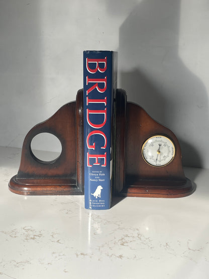 Vintage "Jans of London" Made In England Wood Bookends sold as a pair of 2