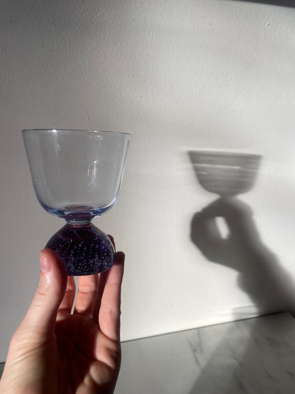 Lavender Drop Apertif Glasses