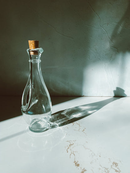 Italian Clear Handled Bottle by Mod Def Bamfi