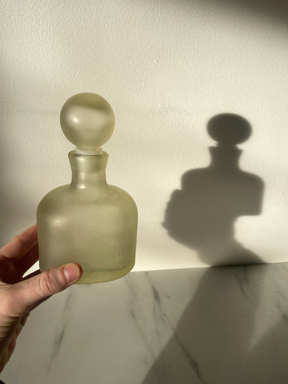 Smokey Yellow Body Oil Bottle