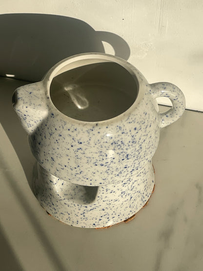 Speckled Gray Teapot Oil Warmer