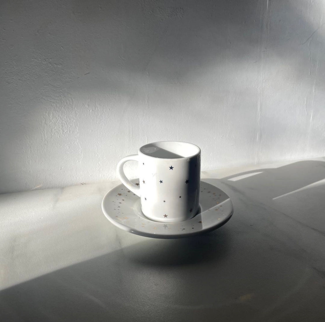 Limited Edition Bialetti Porcelain Zodiac Espresso Cup and Saucer