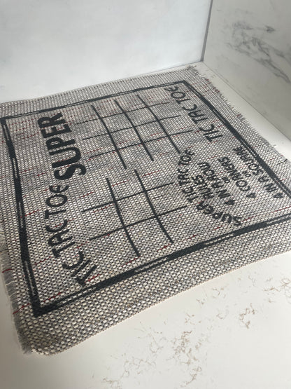 Cream & Brown Jumbo Wood Chess Set